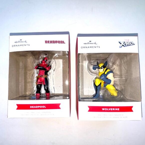 Deadpool and Wolverine Christmas Ornaments. Brand New. Never Opened - Picture 1 of 4